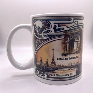 Dessapt Editions PARIS Ceramic Coffee Mug Cup Eiffel Tower